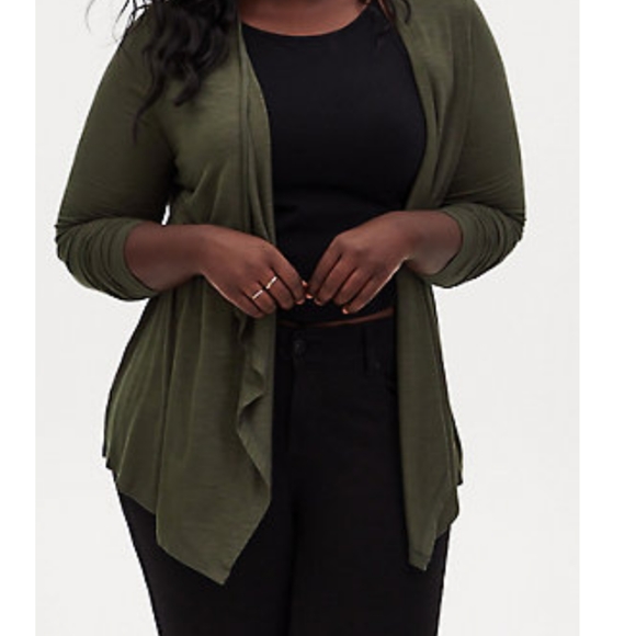 torrid Tops - ❤️❤️Reduced Slub Knit Open Front Cardigan